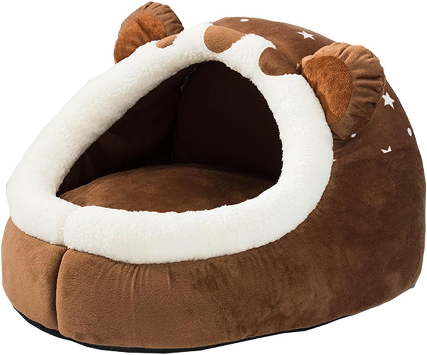 Pet Beds Dog Bed House Cozy Cat Sleeping Tent Indoor Kitten Nest Kennel Hut (Size : Large) (One Color X)