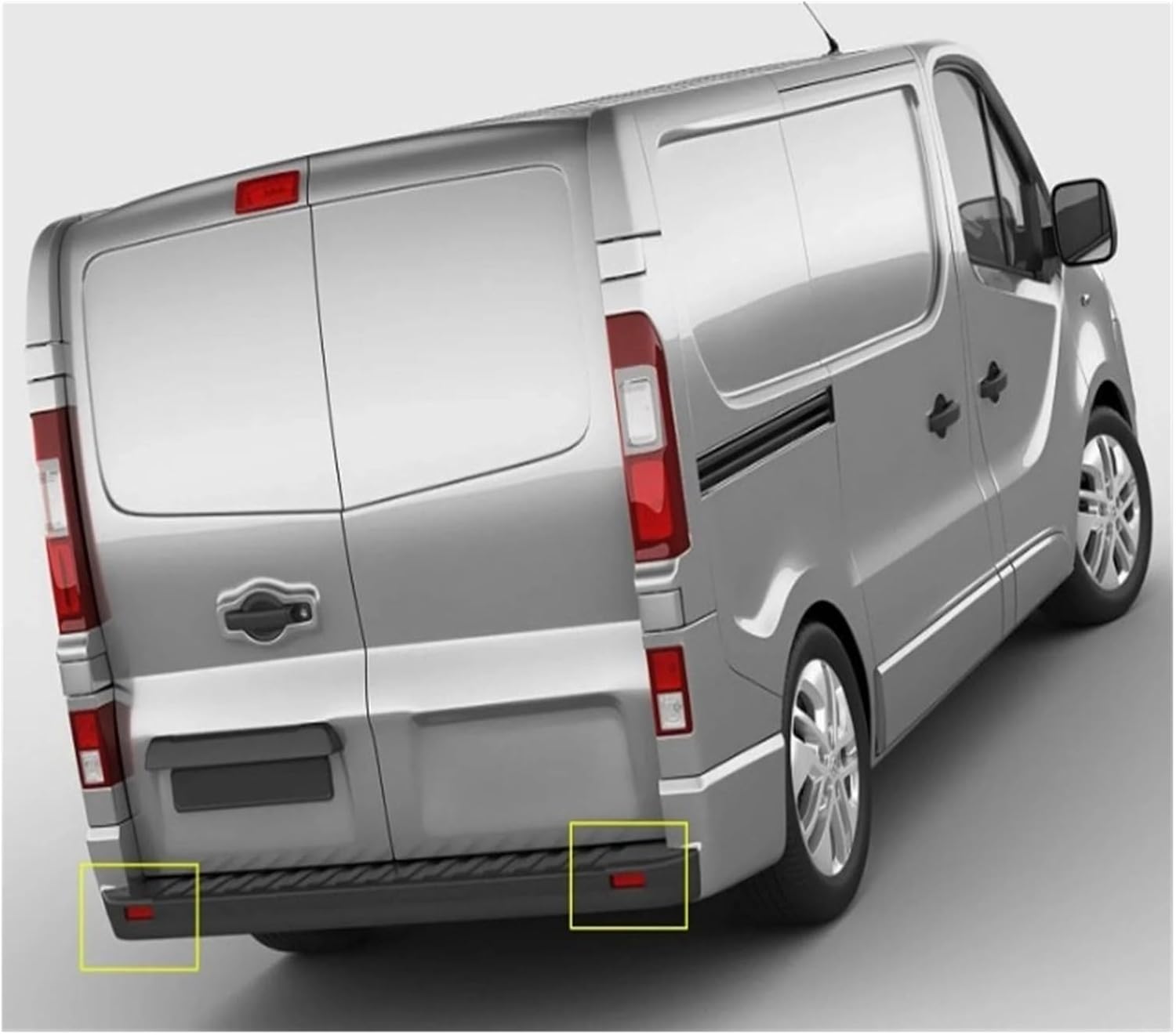 Car Rear Bumper Reflector Tail Stop Brake Light Lamp | Compatible With Renault Trafic Master | Compatible With Opel Vauxhall Vivaro Movano