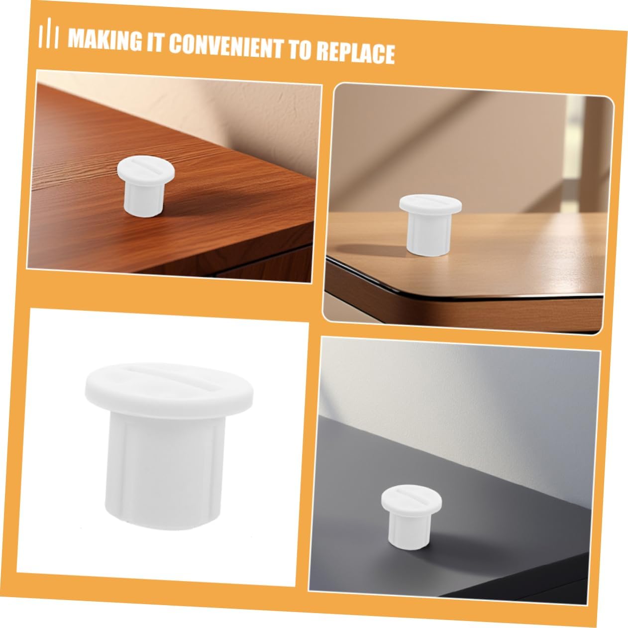 SUPVOX 7pcs Toilet Seat Bolts Kit Plastic Screws for Boys and Girls Training Potty Easy to Install Secure Construction