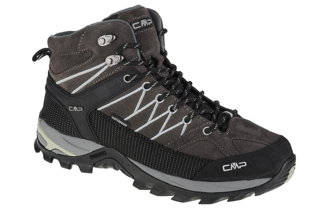 CMP Men's Rigel MID Trekking Shoes WP, Grey, 9 UK