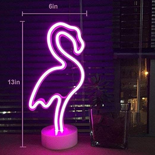 Amazon Led ネオン サイン ライト インテリア 雑貨 おしゃれ 看板 ネオン管 Usb充電 電池 照明 ネオンチューブ テーブルランプ ナイトランプ デコレーション アメリカ 北欧 カフェ かわいい プレゼント フラミンゴ Luyuppd テーブルランプ 通販