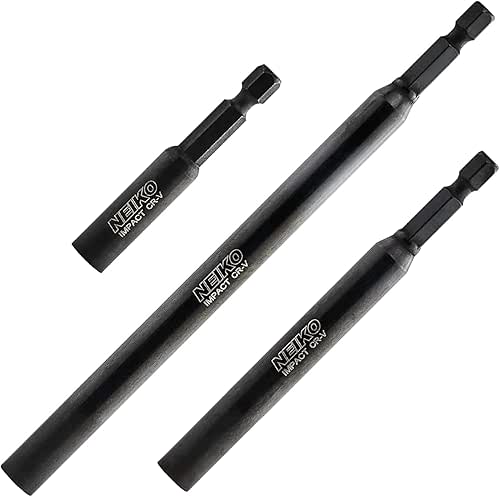 NEIKO 11403A Magnetic Bit Holder Set | 3 Pieces -