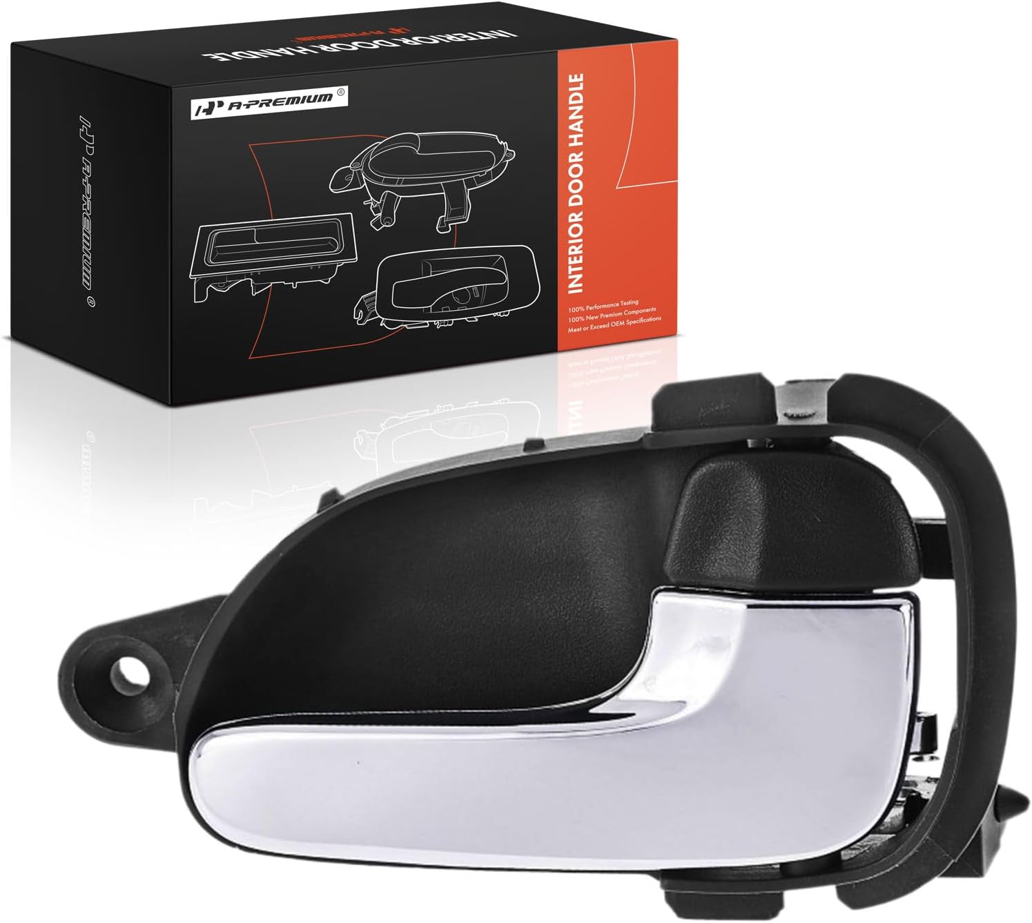 A-Premium Front Right Passenger Side Interior Door Handle Compatible with Nissan Quest & Mercury Villager, 1999 2000 2001 2002, Replace# YF5Z-1222600-BAB, YF5Z1222600BAB