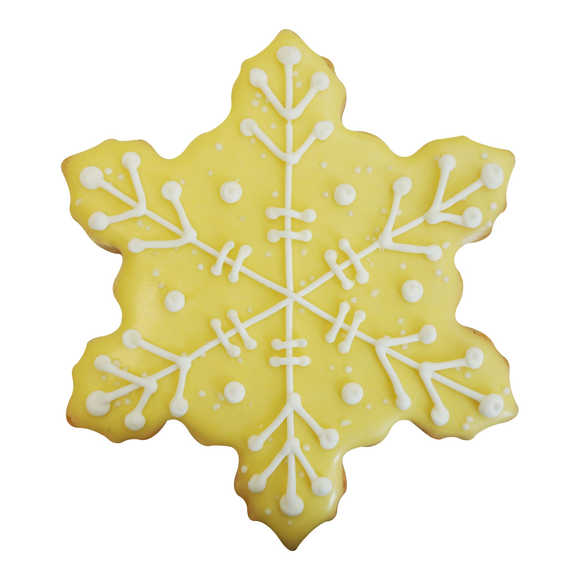 R&M Snowflake - Cortador de galletas (10,16 cm, acero estañado)