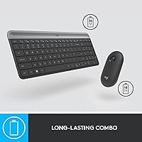 Vista 5 de Logitech MK470 Combo inalámbrico delgado - Grafito (Reacondicionado)