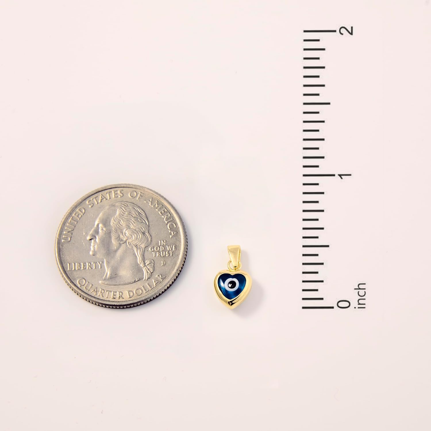 Gelin Evil Eye Charm Pendants in 14K Solid Gold - Image 5