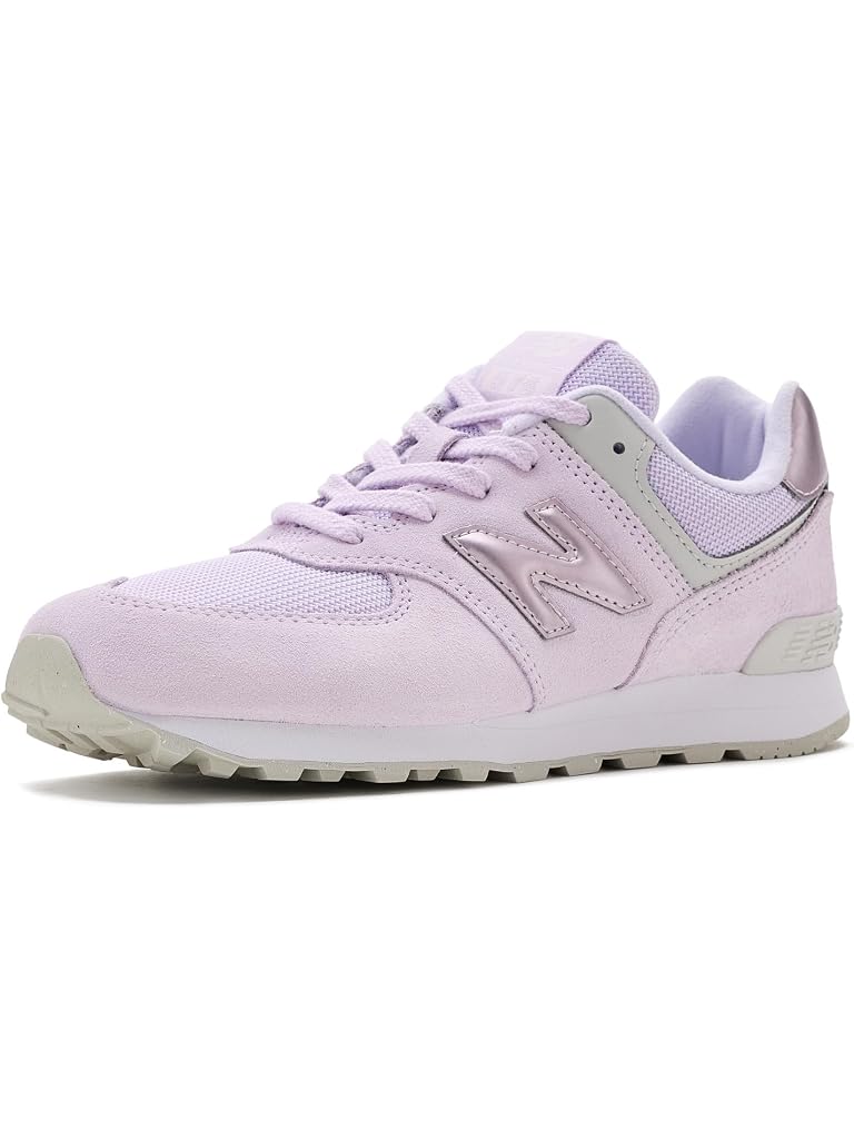 Purple New Balance 574 (Little Kid)
