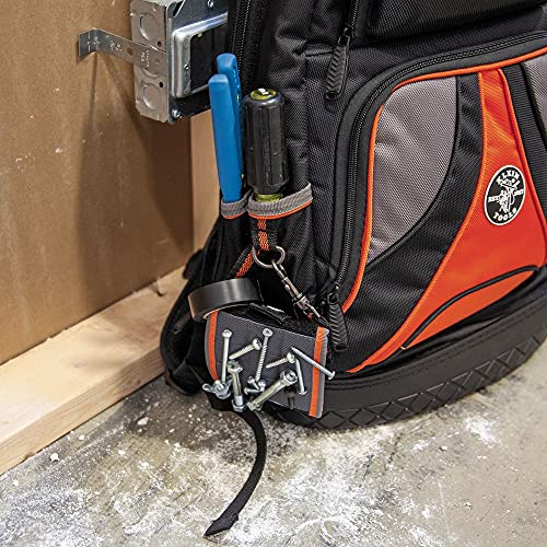 Klein Tools 55895 Magnetic Wristband, Tradesman Pro Tool Wristband Holds Wire Connectors, Screws, Nails, Drill Bits, With Breathable Mesh #TOP6