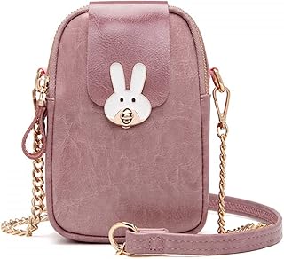 Borsa per cellulare da donna primaverile ed estiva, nuova versione coreana di portafoglio in pelle verticale carino tutto-fiammifero, borsa a tracolla a tracolla-Pink