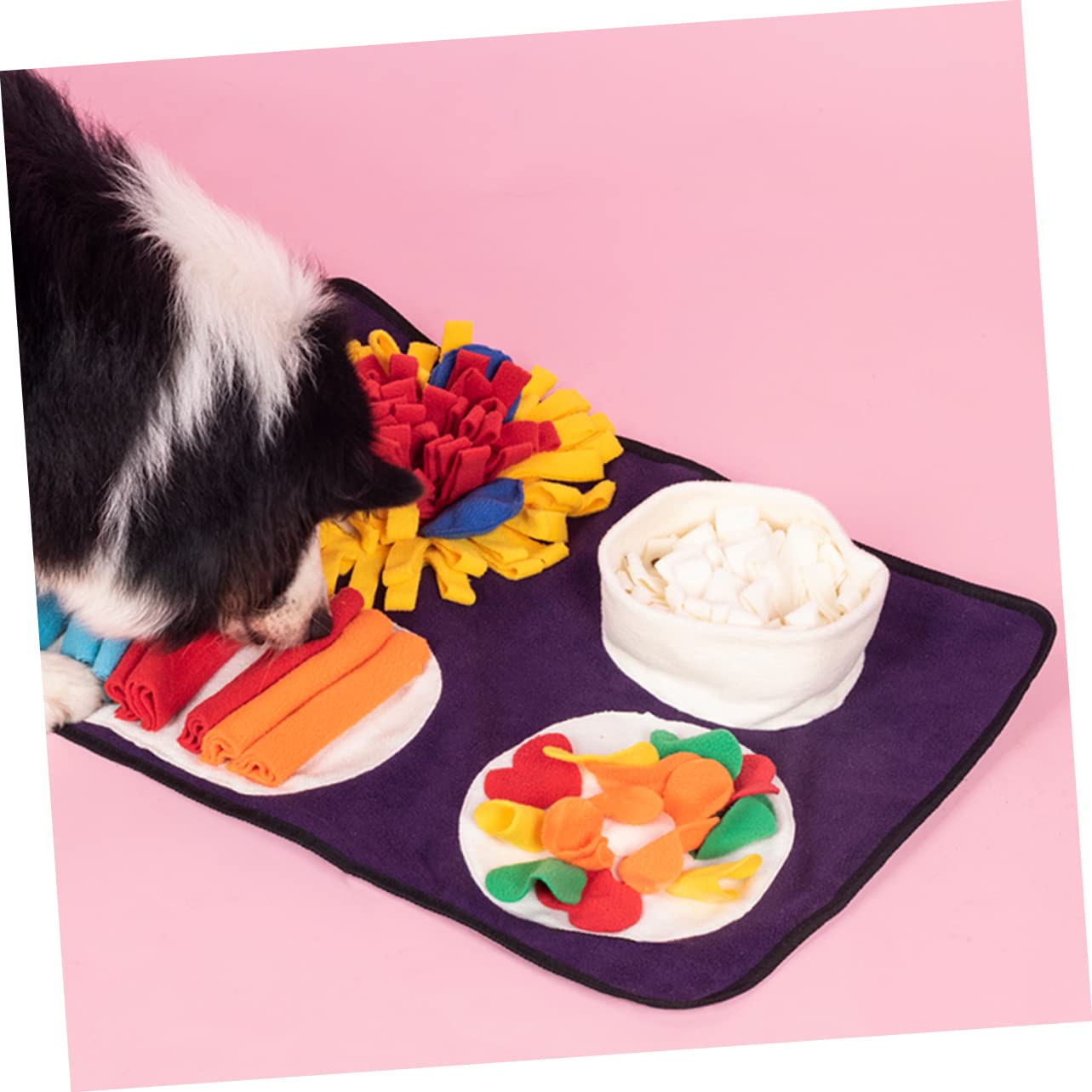 1pezzi Tappetino Olfattivo per Cani Tappetino per Addestramento Cani Accessori per Lavorare Sul Naso per Alimentazione di Snack per Animali Domestici