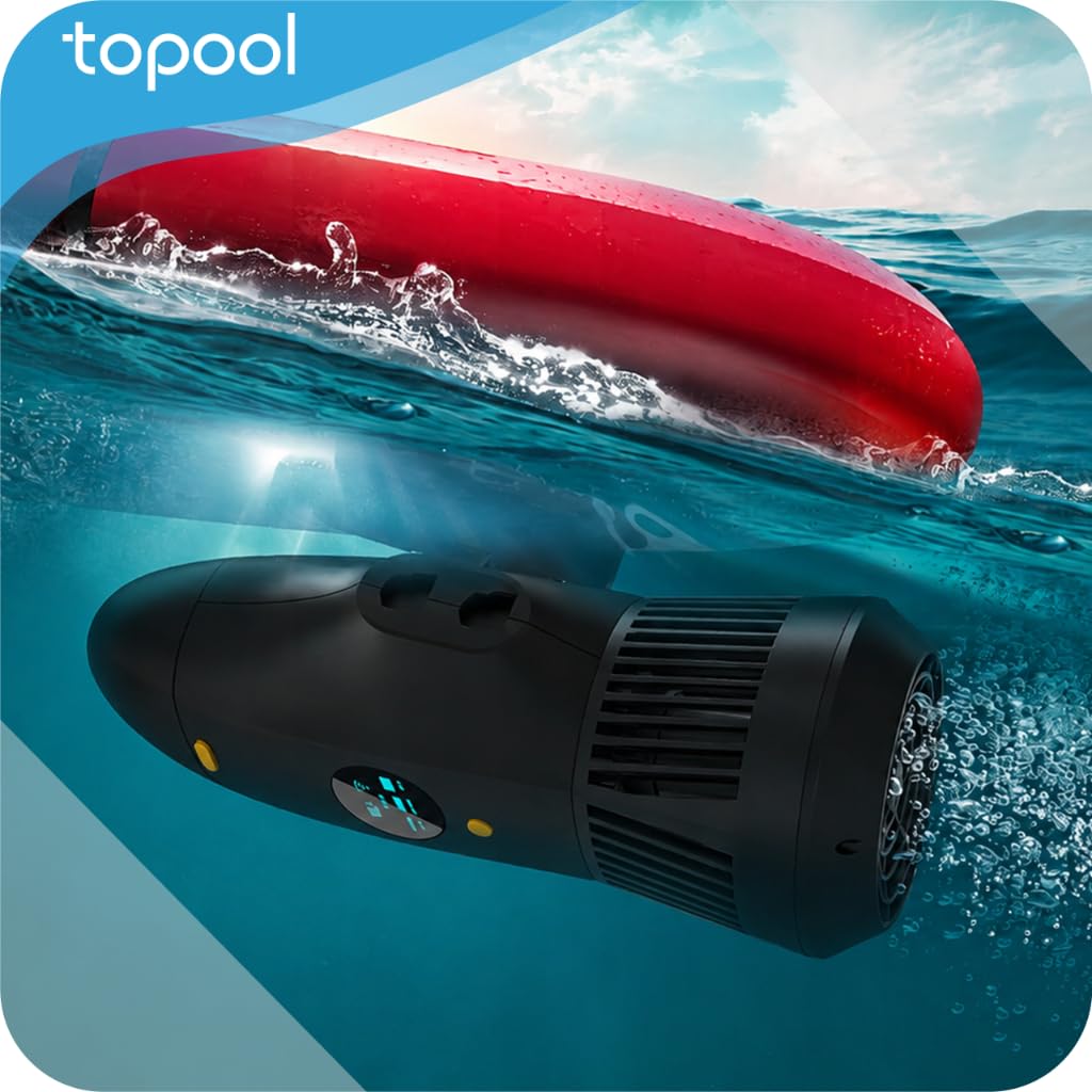 M1Pro Elektrischer SUP- und Kajak-Antrieb, Wasserantrieb 330W mit Fernbedienung, 3 Geschwindigkeitsstufen, 4500 mAh Akku, Bis 6,5 km/h, Motor für Wassersport