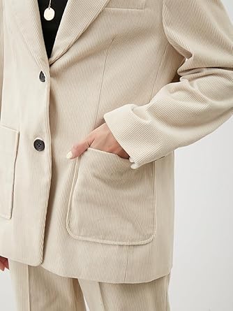 Amazon.co.jp: [ミラオーウェン] コーデュロイパッチポケットシングル