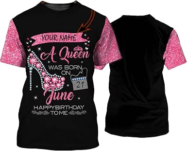 T-Shirt, Custom Name 3D T-Shirt 