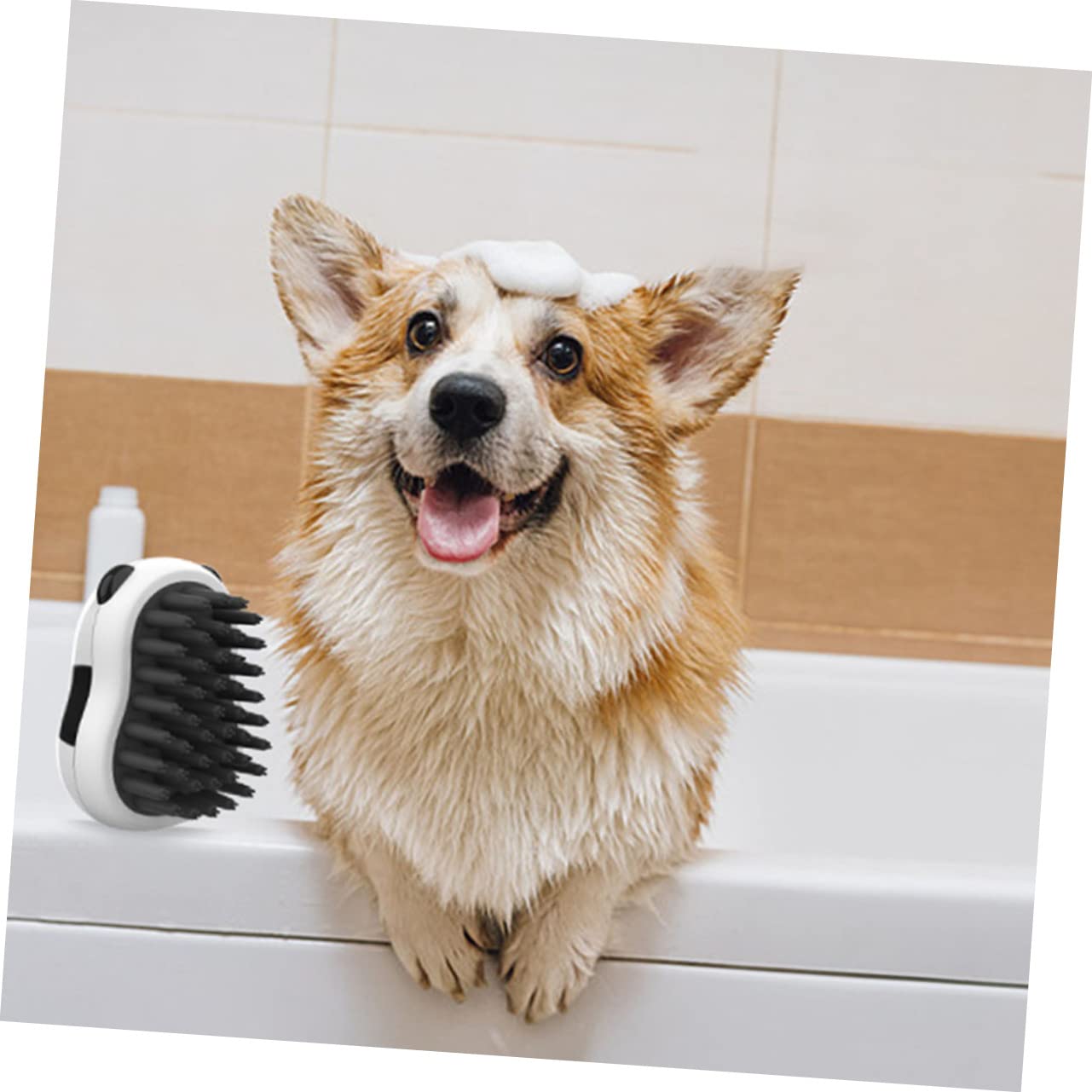 BESPORTBLE 3 Piezas Cepillo De Baño Cepillo Para Perros Cepillo De Silicona Para Perros Peine Para Mascotas Artículos De Limpieza Para Mascotas Gato Bath Cepillo De Limpieza Mojado y Seco