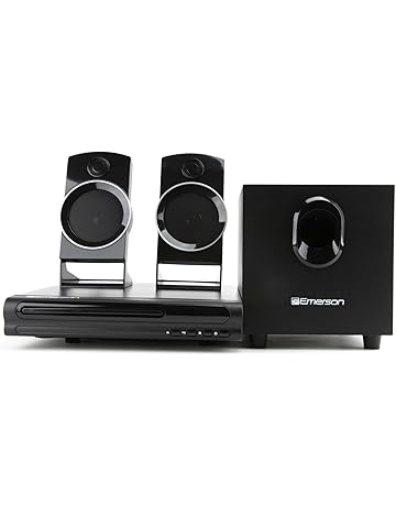 Emerson ED-8050 2.1 Channel Home Theater DVD Player and Surround Sound System with Subwoofer, HDMI Output, USB Playback, and Dual Speakers – Ideal for Immersive Movie and Music Experience