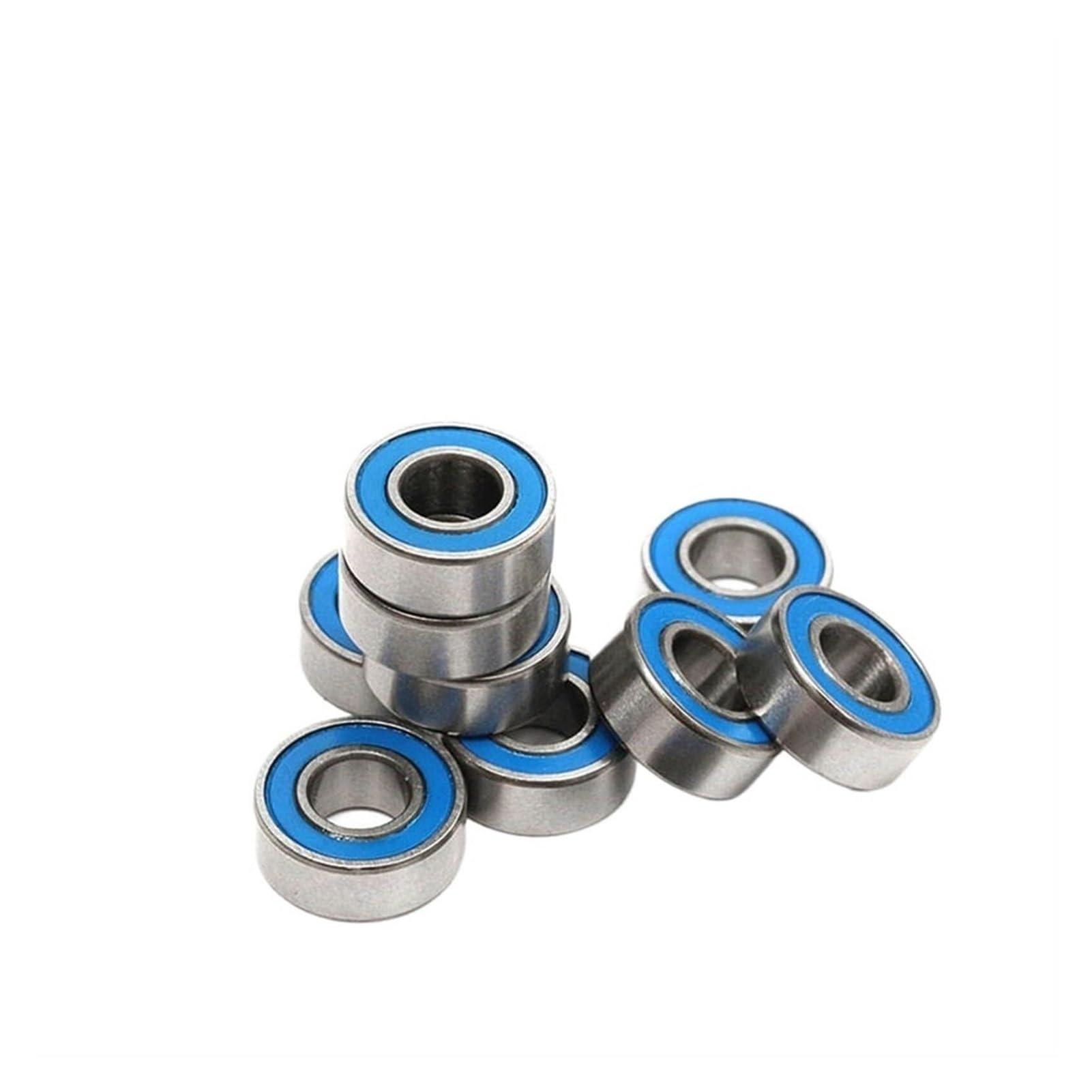 10 pièces ABEC-5 MR85-2RS MR85 2RS RS MR85RS 5x8x2.5 Mm roulements à billes miniatures scellés en caoutchouc bleu gorge profonde,Durabilité améliorée(ABEC 3)