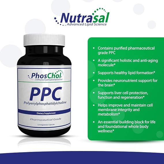 Nutrasal PhosChol, 600mg 120 Gel Capsules