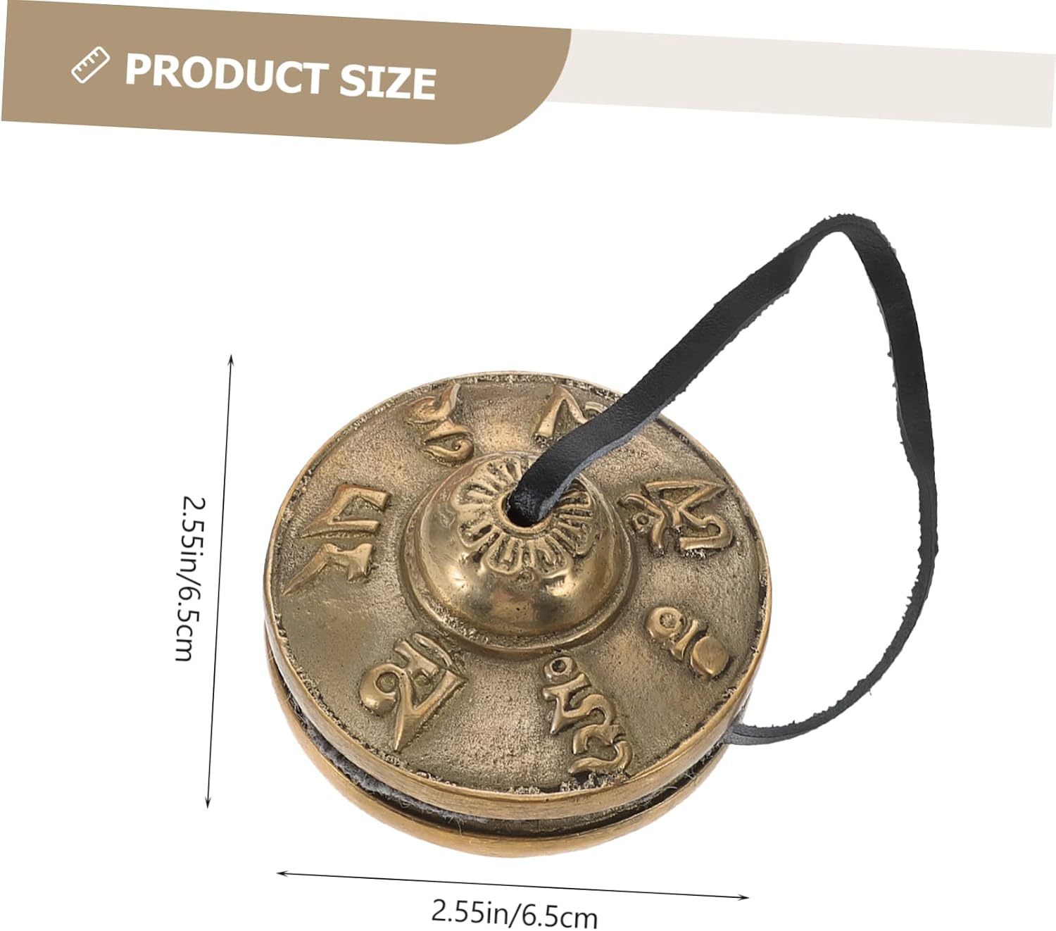 Nepal Cymbals Bell Meditation Chime for Yoga Meditation Bell Percussion Cymbals Rustic for