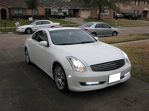 Miniatura 3 de iJDMTOY Kit de luces diurnas LED Euro Xenon blanco de 9 LED, compatible con Audi A6 2005-2008, también ajuste universal para muchos otros autos