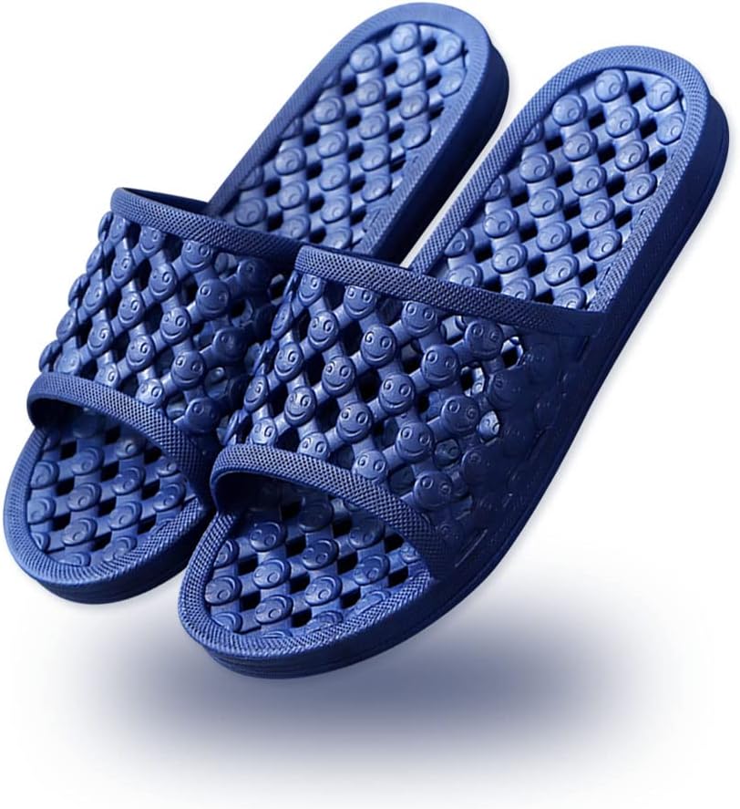 AYYDMYShower Slippers Shoes for Women and Men, Bathroom Non-slip Shower Slippers Sandals, Cushioned Thick Sole Super Comfy, Pillow Sandals for Shower, Beach and Swimming