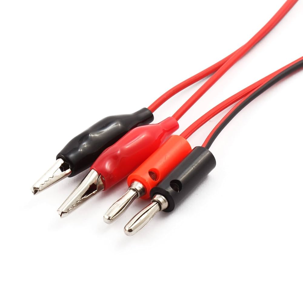 Amazon.co.jp: uxcell バナナプラグ ワニ口クリップ テスト