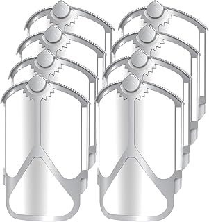 8 Pack Flying Insect Trap Refill Cartridges for Indoor House Home Compatible with ZEVOPlug-in Light ZEVOM364 and Max, 100% Fit Replacement Refills