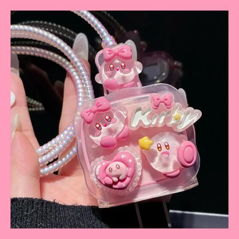 ProLook Cute 3d DESIGN Cartoon PROTECTIVE Charger Cover/Case For iPhone USB TYPE C 20W/18W Power Adapter Case and Lightning Data Cable Cover (Cute Kirby) (B0CQJJBRVX) Amazon Price History, Amazon Price Tracker