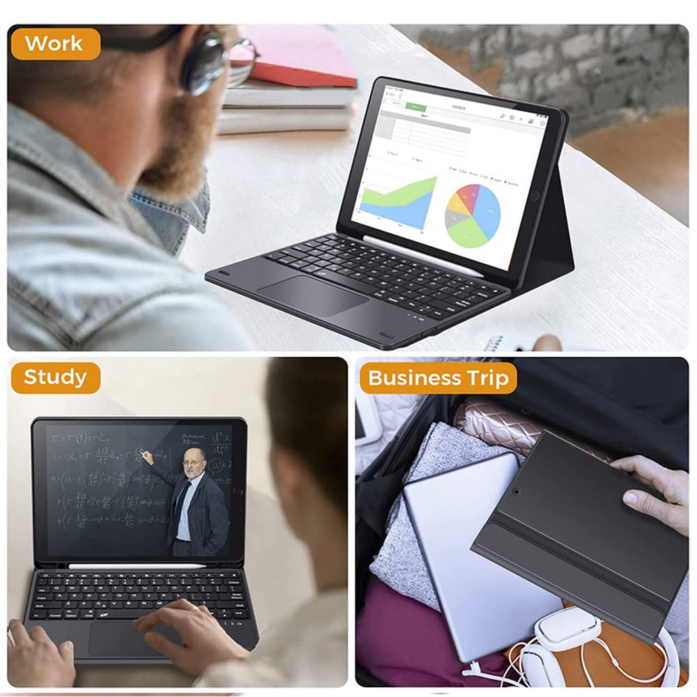 Amazon.com: QYiiD Backlit Touchpad Keyboard Case for Lenovo Tab