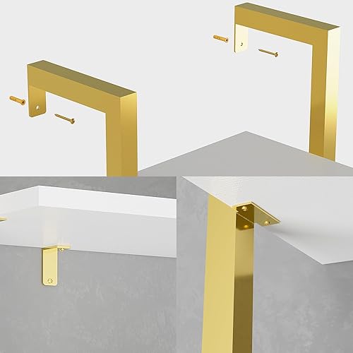 Miniatura 9 de YMYNY Estantería de escalera de 5 niveles, estantería industrial montada en la pared, estante de exhibición abierto con marco de metal, estantes de