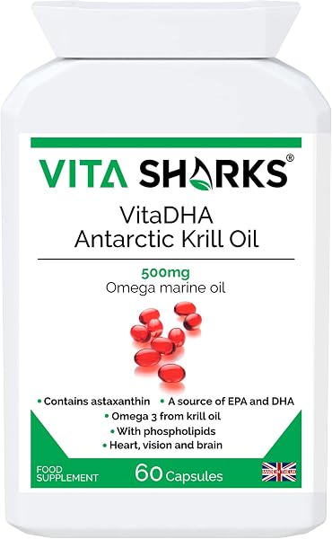 VitaDHA Antarctic Krill Oil avec Astaxanthin