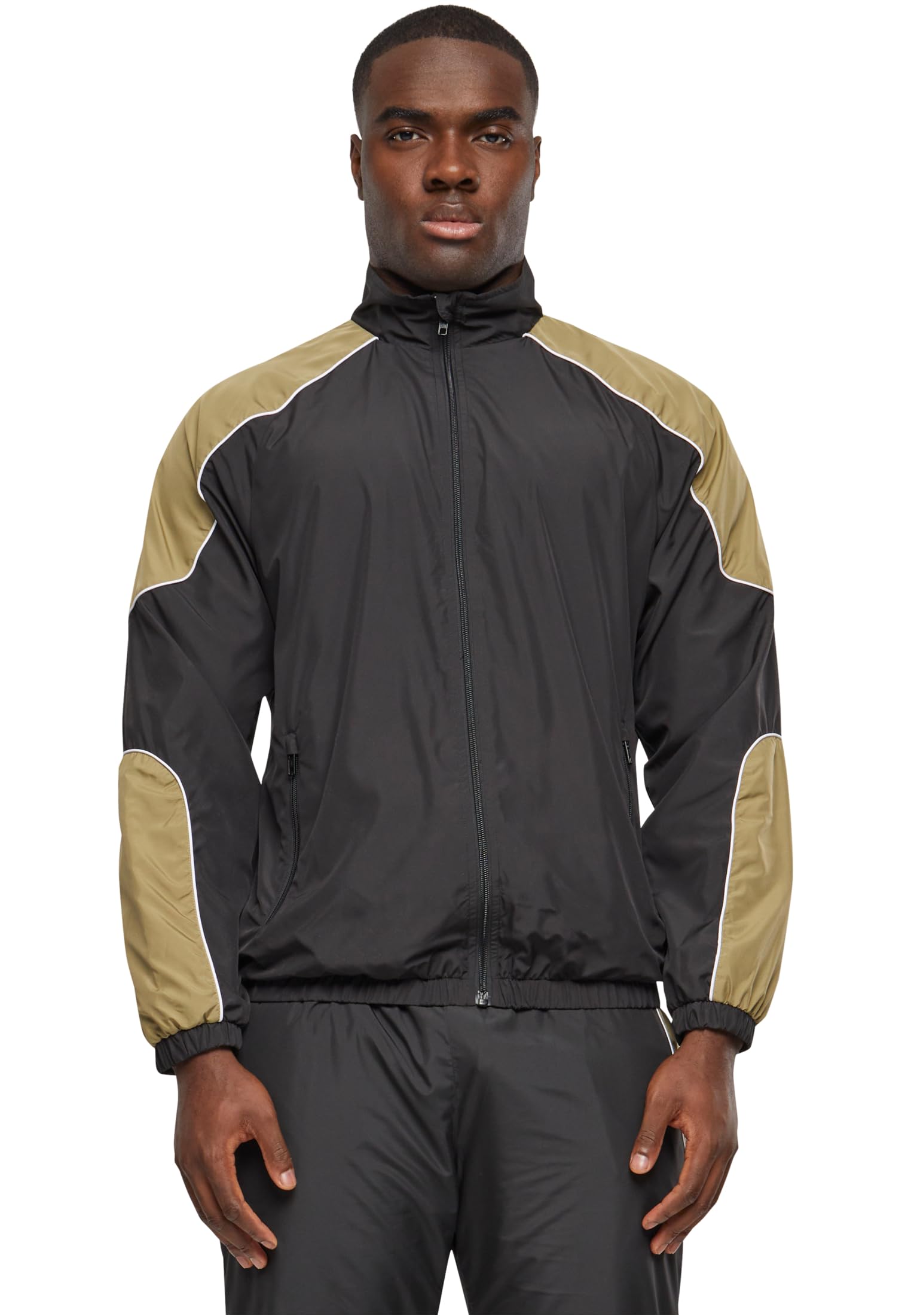 Chaqueta de chándal track jacket para hombre con ribete contrastado 7