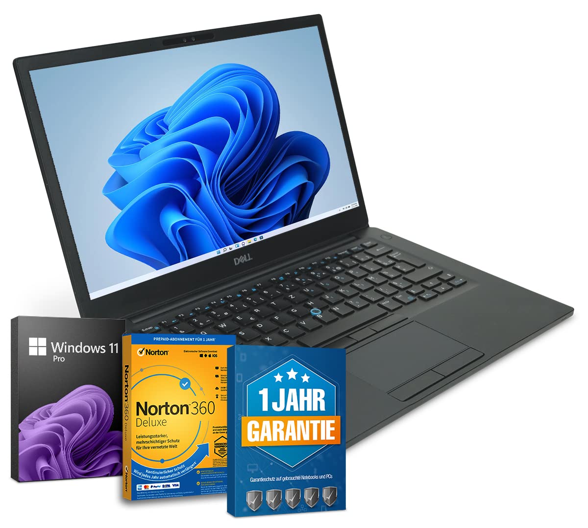Dell Latitude 7490 14" Full HD Laptop Intel Core i7-8650U@ fino a 4,2 GHz 16 GB 512 GB SSD con Windows 11 Pro e software antivirus HDMI incluso 1 anno di garanzia (ricondizionato)