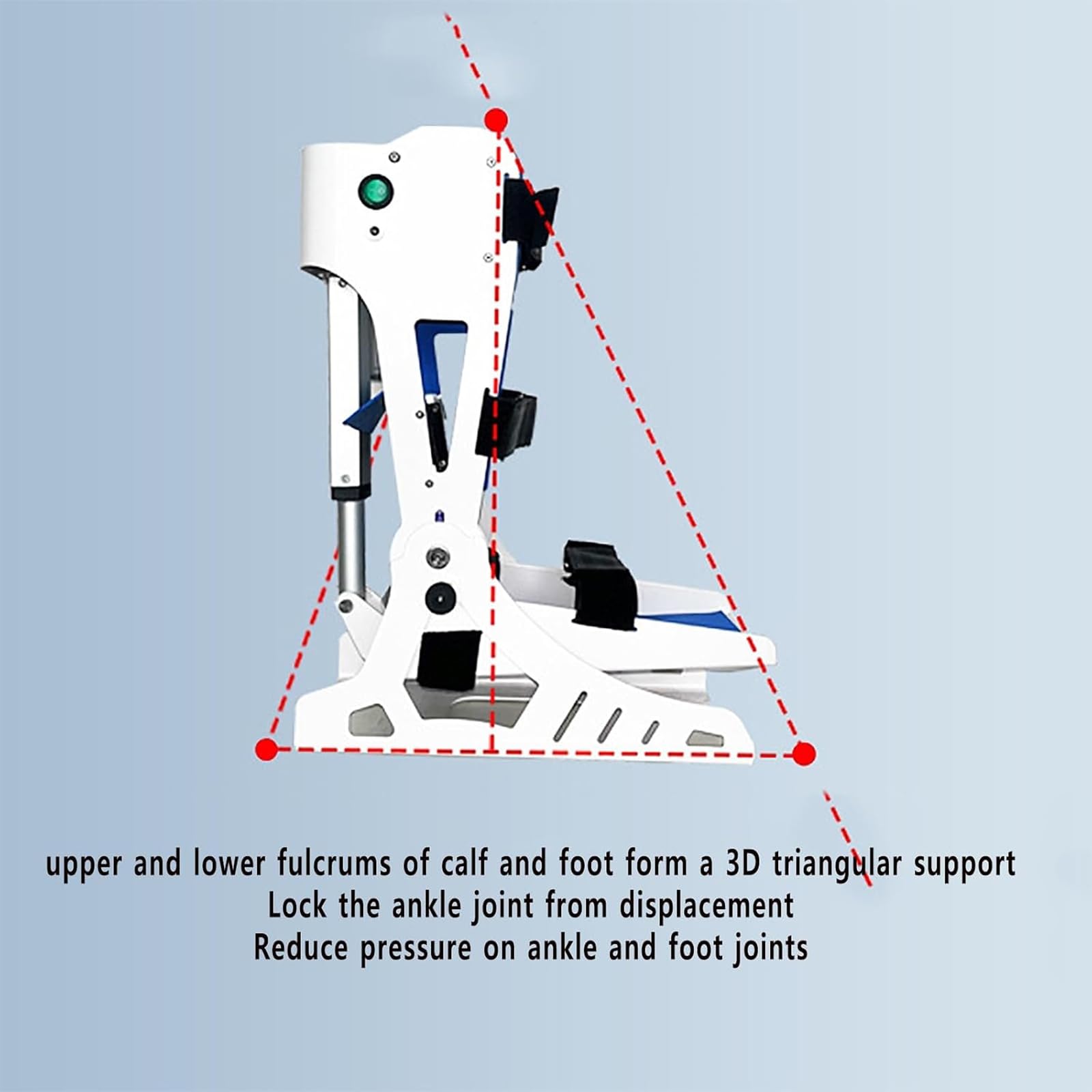Elektryczny trenażer kostki, sprzęt do rehabilitacji stawu skokowego