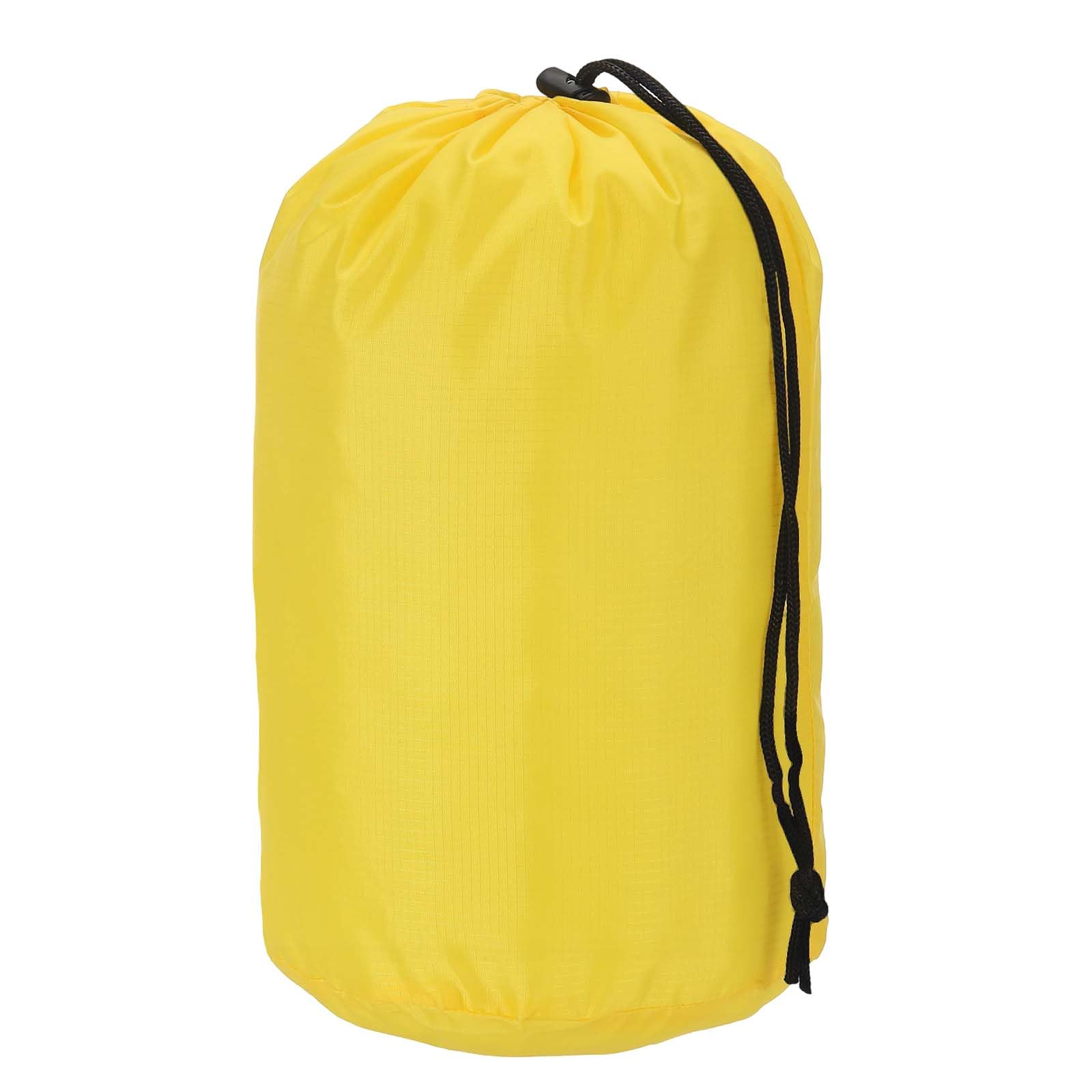 YELARXI Stuff Sack, Nylon Waterproof Storage Sacks Portable Drawstring Dry Stuff Bag Gear Organization with Toggle, 9x16Inch Fit for Backpacking Camping Traveling Hiking(Yellow) — image 1