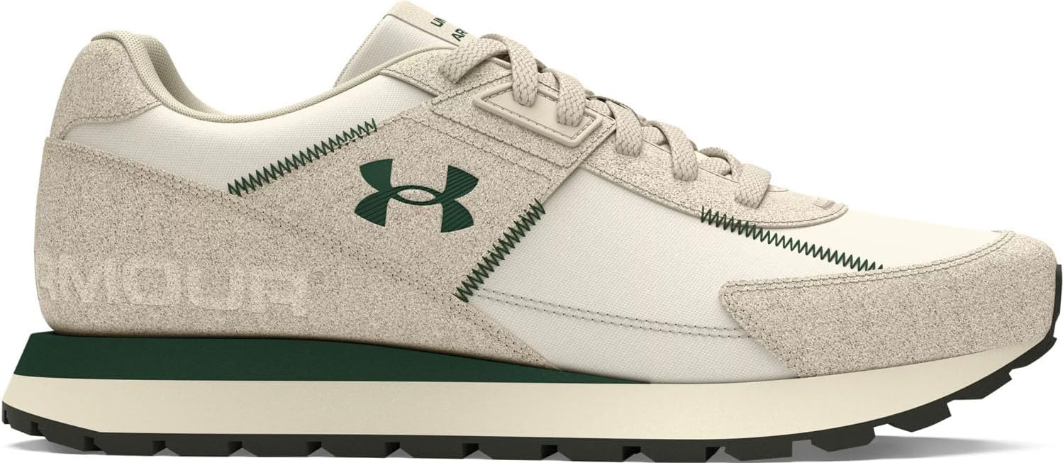 Under Armour - Mens Essential Runner Shoes, Color White Quartz (106), Size: 7.5 D(M) US - Image 3