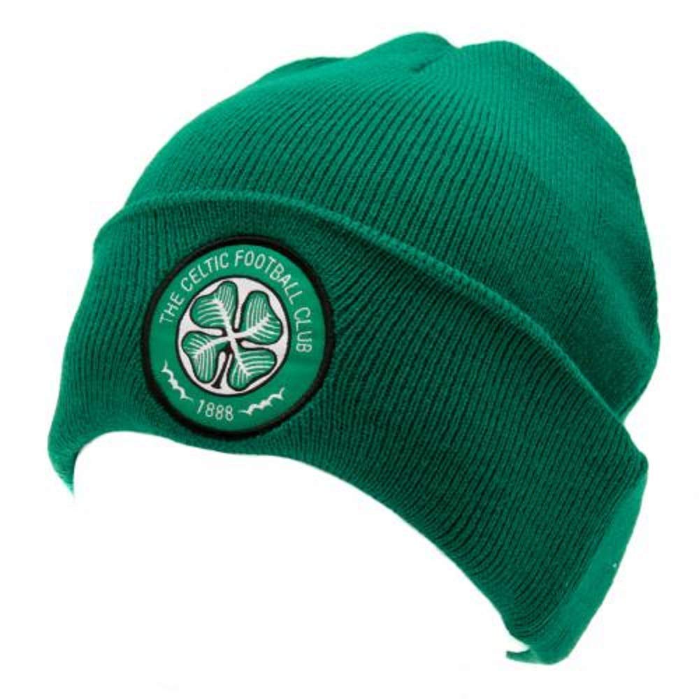 Celtic FC Beanie Hat Core Football Crest Winter Officially Licensed Hat