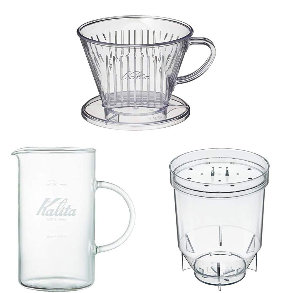 【￥26,000相当】Kalita/カリタ　コーヒー用具３点セット Amazon｜カリタ Kalita アイスコーヒー3点セット 三つ穴ドリッパー