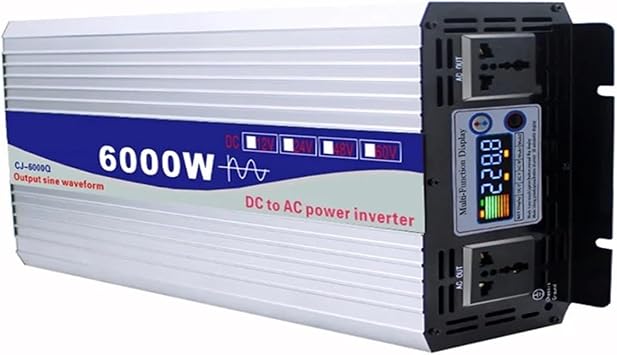 Inverter 12V 220V 3000W 4000W 6000W 8000W 24V Dc to 110V Ac Pure Sine Wave Voltage Converter Transformer Power Car Inverter Universal6000W,24V_240V60HZ