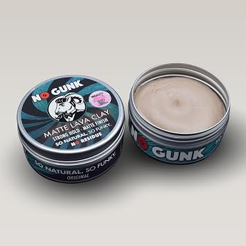 Matte Lava Clay - 100% Natural Hair Styling Clay For Men - Strong Hold - Natural & Organic Ingredients (Original, 50g)