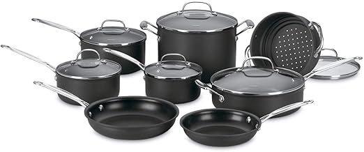 Cuisinart Chef's Classic 14-pc. Hard Anodized Cookware Set - Thumbnail 2