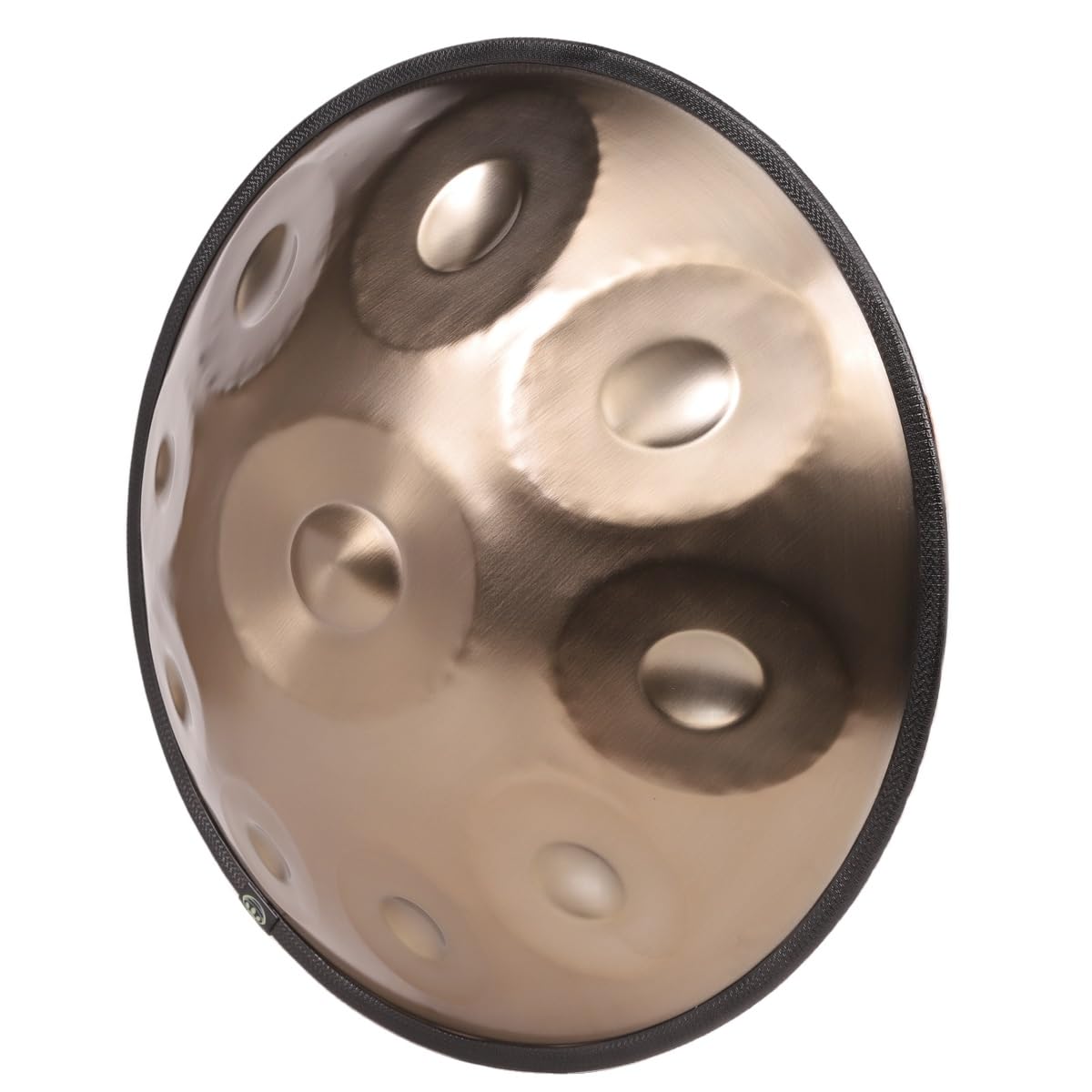 440HZ Stahl-Zungentrommel Percussion-Instrument Handpan-Trommel in d-Moll 10 Töne (Gold)