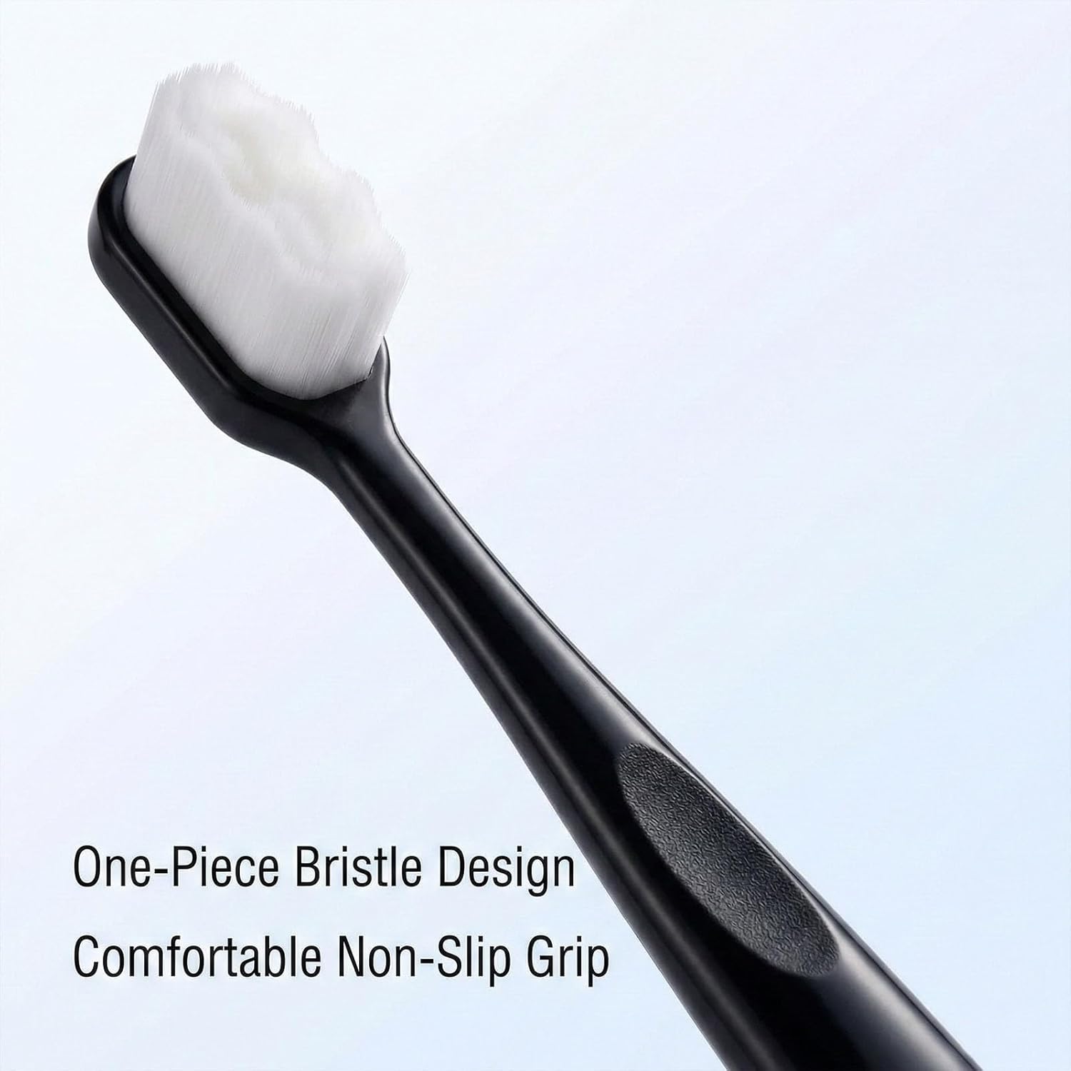 Nanobrush Toothbrush, 12,000 Ultra Soft Bristles - Micro Manual Toothbrush for Sensitive Teeth and Receding Gums, Deep Cleaning Fine Bristles for Fragile Enamel (8 Mix)