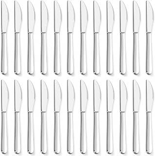 24 Pieces Dinner Forks, Forks Silverware(8 inches), Food Grade Stainless Steel Flatware Forks, Mirror Polished & Dishwasher Safe, Using for Home, Restaurant or Kitchen