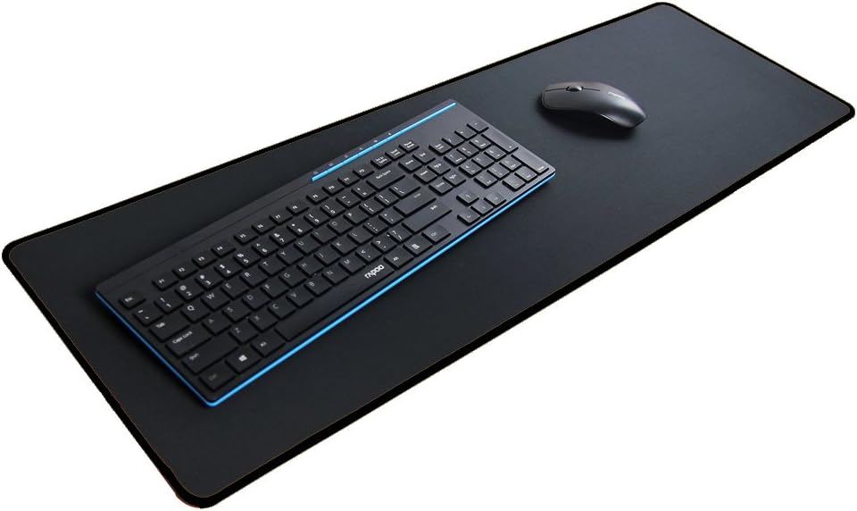 LIEBIRD Extended XXL Gaming Mouse Pad - Portable Large Desk Pad for Laptop - Non-Slip Rubber Base