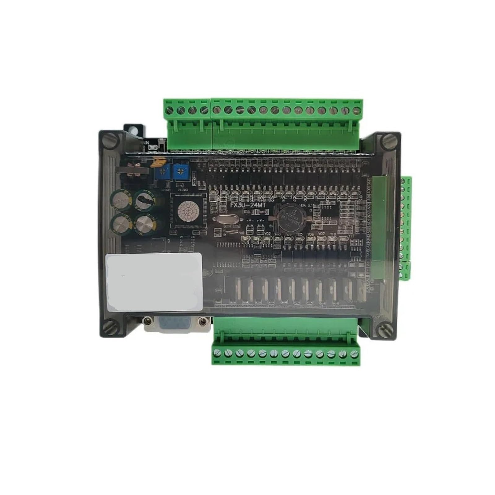 Automate programmable FX3U 24MT avec double port RS232 RS485 et sorties transistor 38400bps