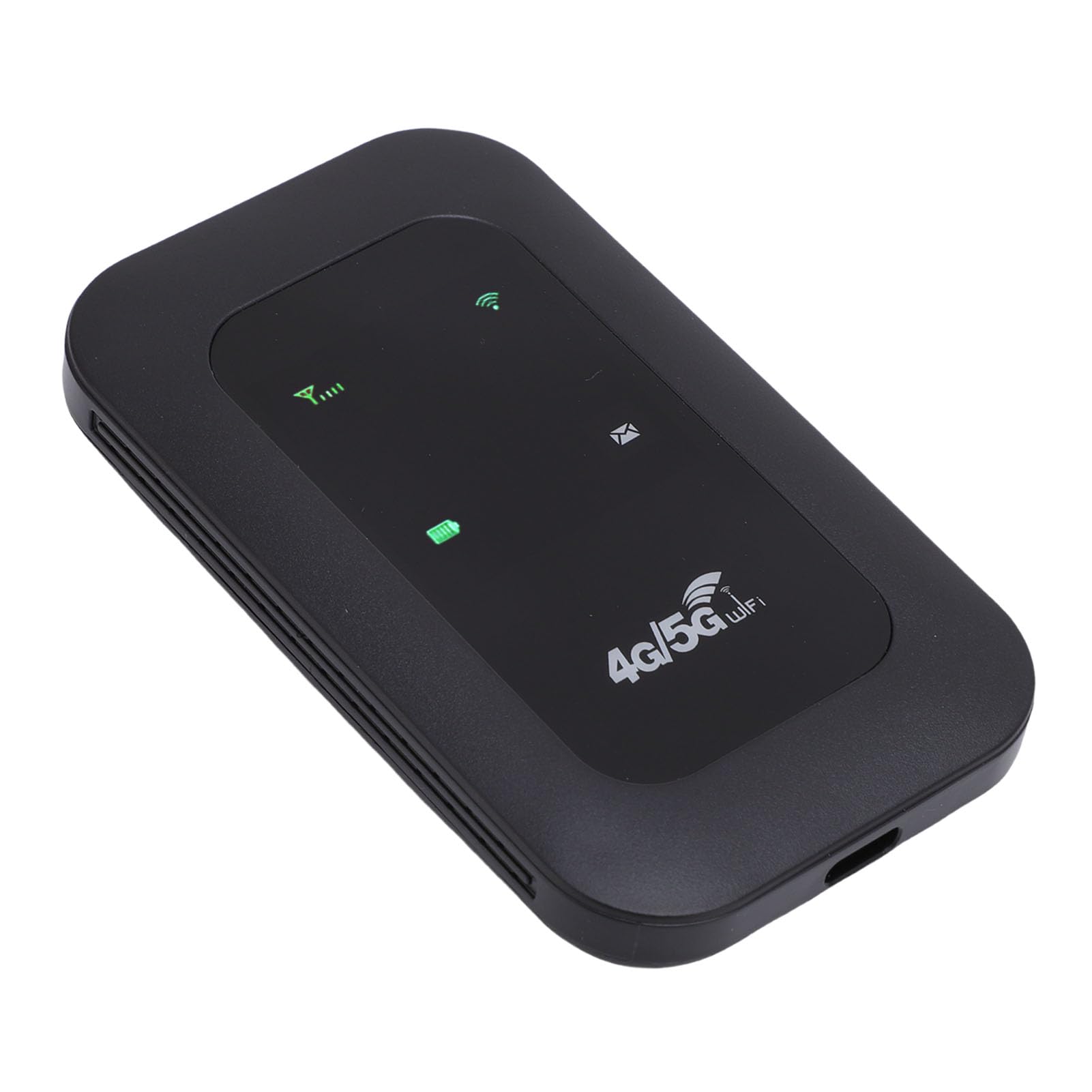 Tosuny Punto de Acceso Móvil 4G/5G, Punto de Acceso WiFi Portátil con Ranura de Tarjeta SIM, 300Mbps 4G LTE Router con Pantalla LED, Dispositivo de Hotspot WiFi Portátil para Viajes,