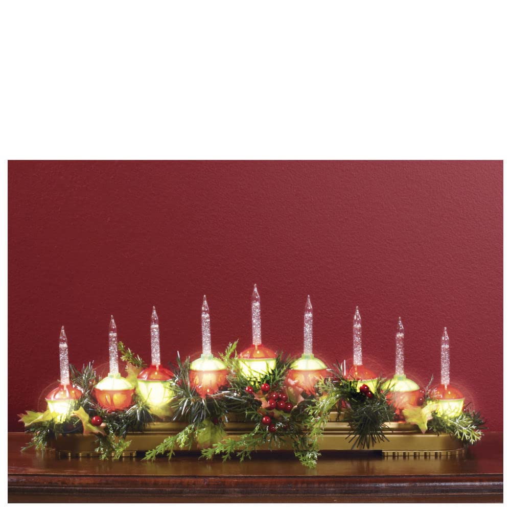 Retro Bubble Light Center Piece Includes 9 Nostalgic Bubble Lights