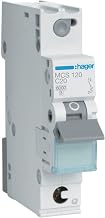Hager MCS120 °C Type 1P 1 Module (S), Circuit Breaker, Circuit Breakers (50/60 Hz; 25 – 60 °C; -25 – 80 °C)