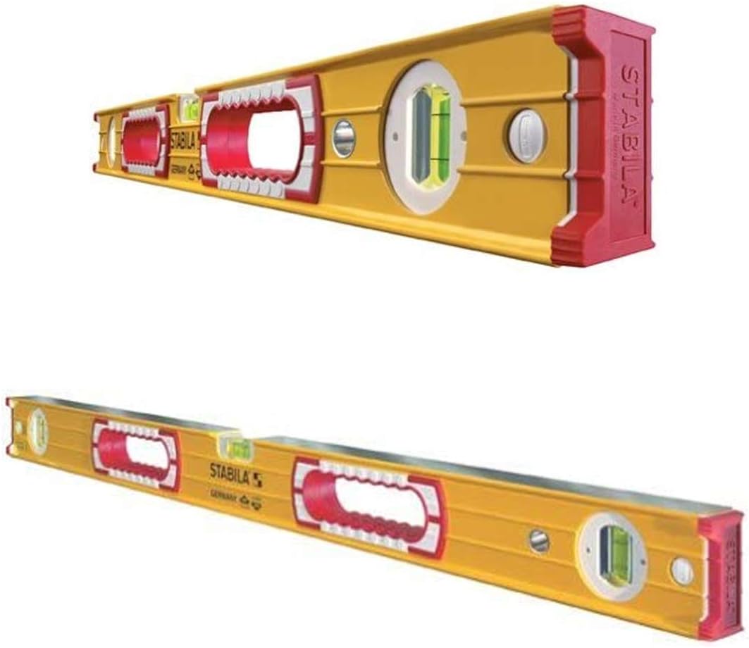 Stabila Type 196 Level Set - 2ft, 4ft & 10in Torpedo Levels With Case - View #4
