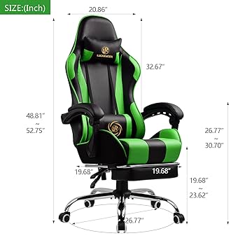 ゲーミングチェア オットマン オフィスチェア Amazon.co.jp: LUCKRACER ゲーミングチェア ゲーミングチェア